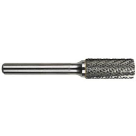 Carbide Burr, Premium, Series 5970, Plain, 14 Head Dia, 1 Length Of Cut, 2 Overall Length, Cyli